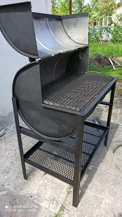 Custom steel drum braai
